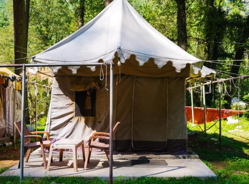 Book Rudraksh Riversite Camp in Kasol