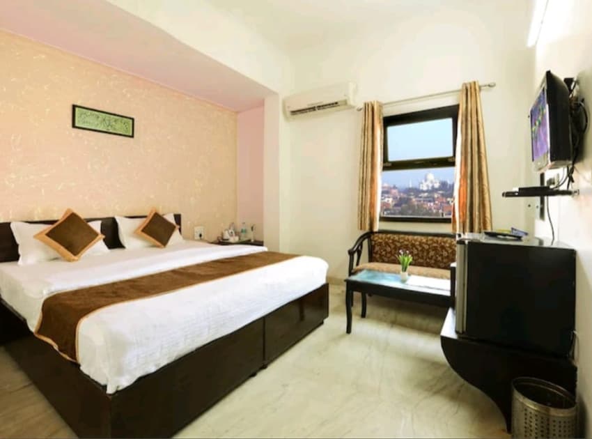 Book Double Bed Deluxe Room room in Agra