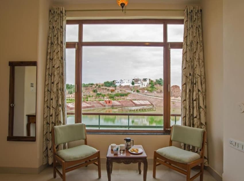 Book Double Room with Lake View room in Jodhpur