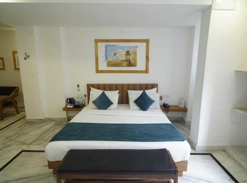 Book King Suite With Balcony room in Udaipur