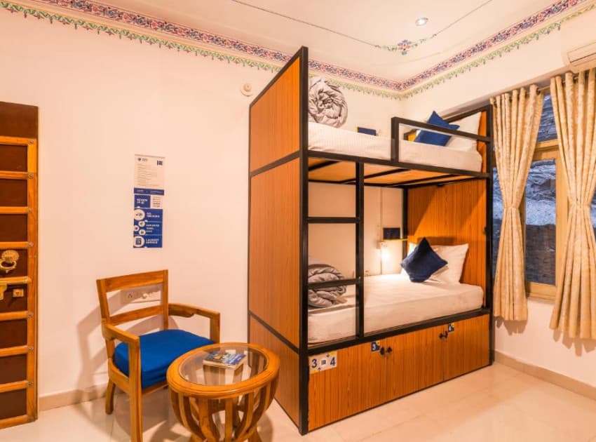 Book 6-Bed Mixed Dormitory Room room in Udaipur