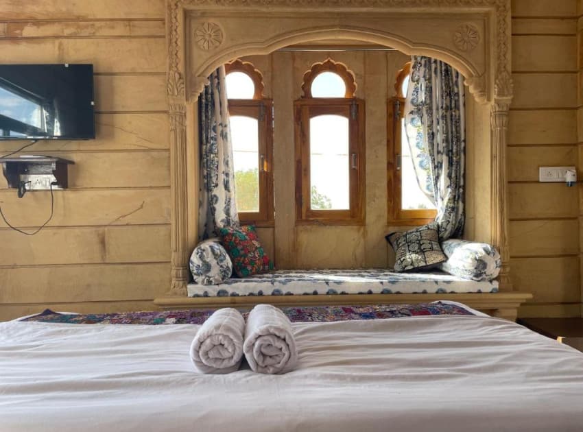 Book Double Room with Balcony room in Jaisalmer