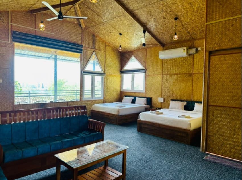 Book Four Occupancy Hut House with Garden View Balcony room in Masinagudi