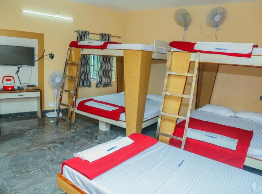 Book 10-Bed Mixed Dormitory Room room in Yelagiri