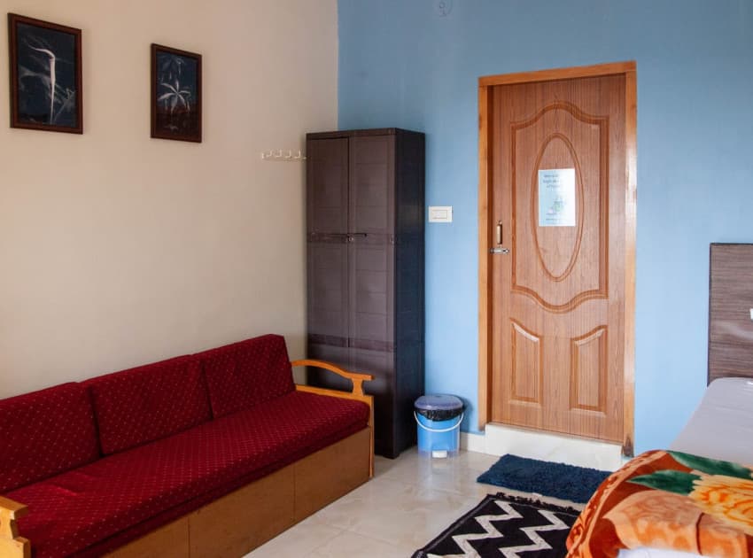 Book Double cot + one Single sofacum bed room in Valparai