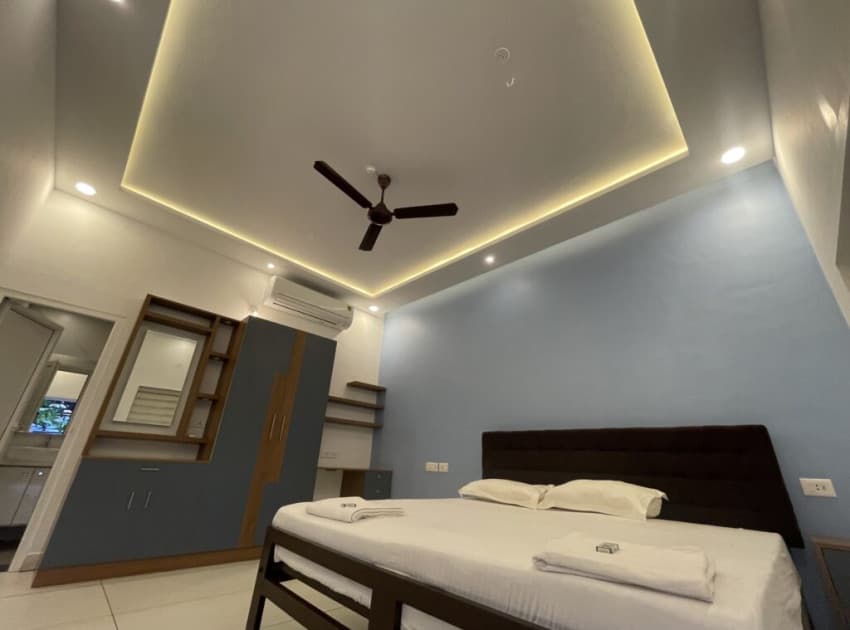 Book Garden View Family A/C Room room in Varkala